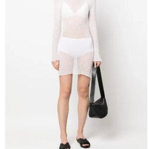 Ambra Maddalena - Andy open-knit mini dress